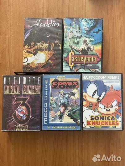 Картриджи для sega mega drive 2