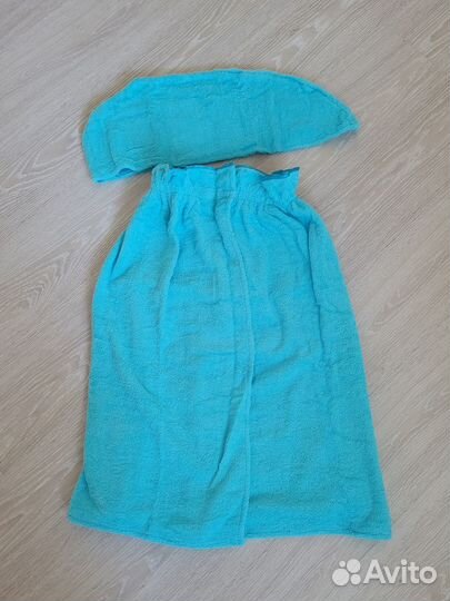 Новый набор для сауны - килт +чалма