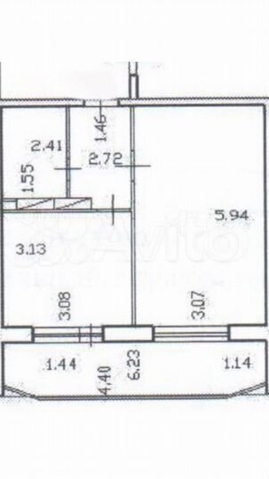 1-к. квартира, 35,3 м², 3/10 эт.