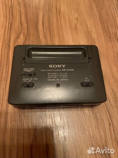 Кассетный плеер sony walkman WM-GX508