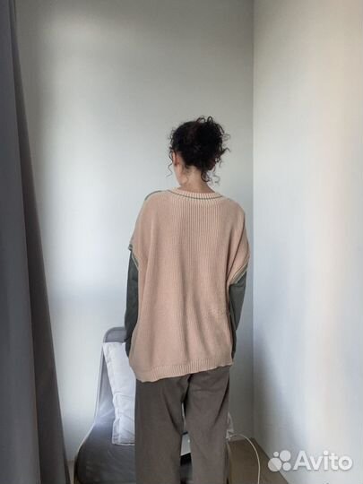 Жилет County textile оверсайз