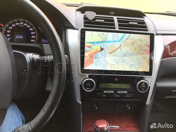 Магнитола для Toyota Camry v50 с установкой