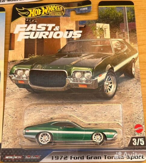 Hot wheels premium fast furious