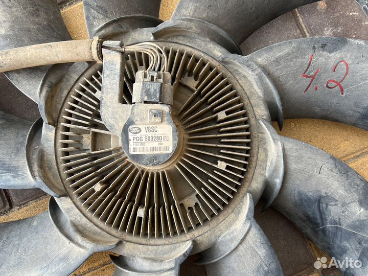 Вискомуфта range rover vogue 3 L322 вентилятор