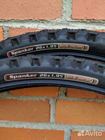 Вело Покрышки Author Spanker 26'x1.95' полуслик 2ш