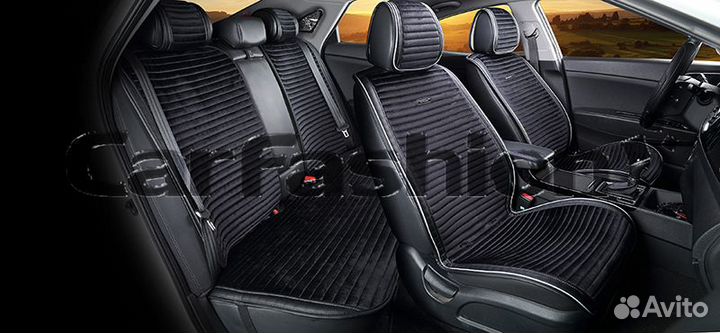 Накидки monaco plus чёно-сер