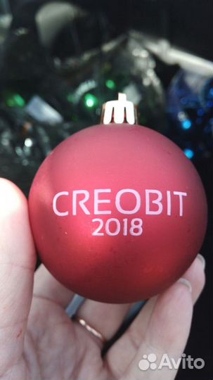 Печать лого на новогодних шарах