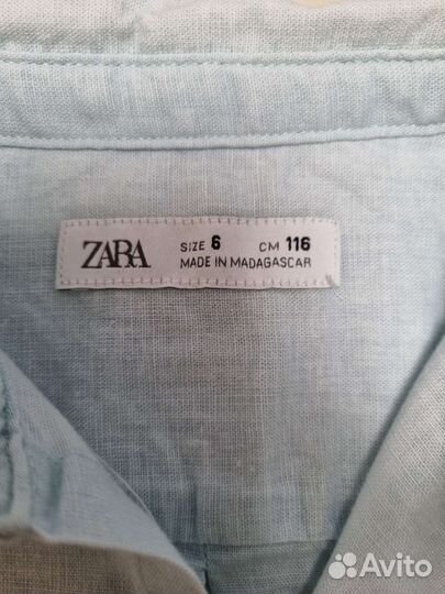 Рубашка для мальчика zara 116
