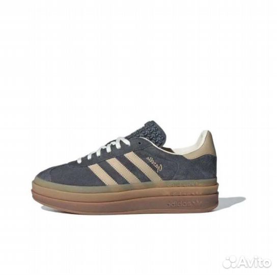 Adidas Gazelle Bold Grey Magic Beige Gum