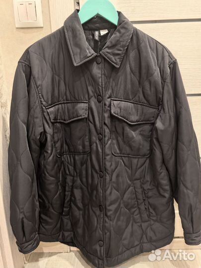 H&M Удлинённая стёганая куртка под zara 46