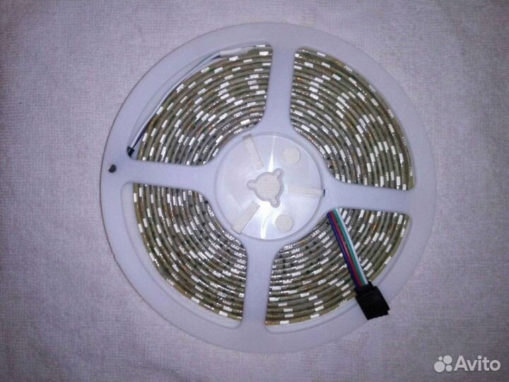 Светодиодная лента (влагозащита) 12v RGB 5 метров