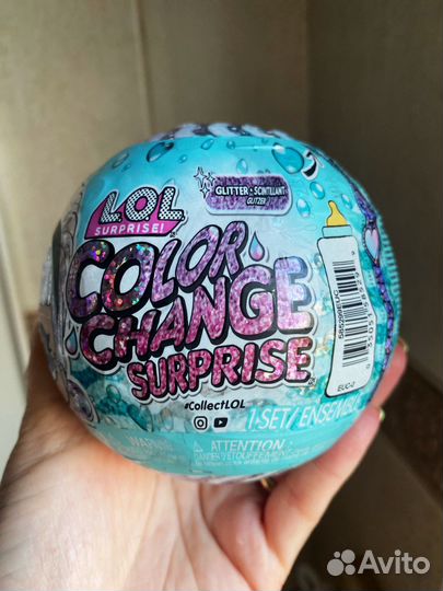 Lol surprise color change Glitter Hair кукла лол