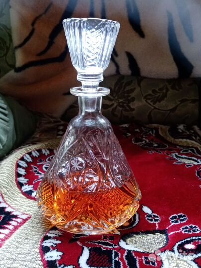 Графин. Чехия. Хрусталь