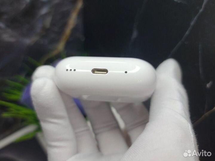 Airpods pro 2 с шумоподавлением, микрофоном