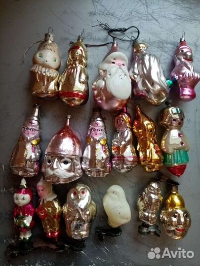 Елочные игрушки СССР