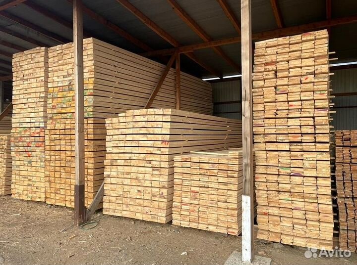 Доска обрезная 50x100x3м