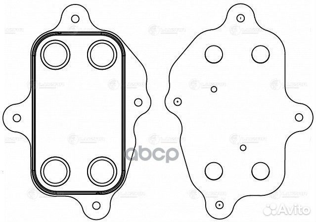 Радиатор масл. для а/м SsangYong Kyron 05/Acty