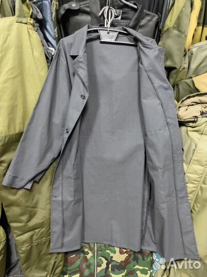 Халат Черный Рабочий Бязь