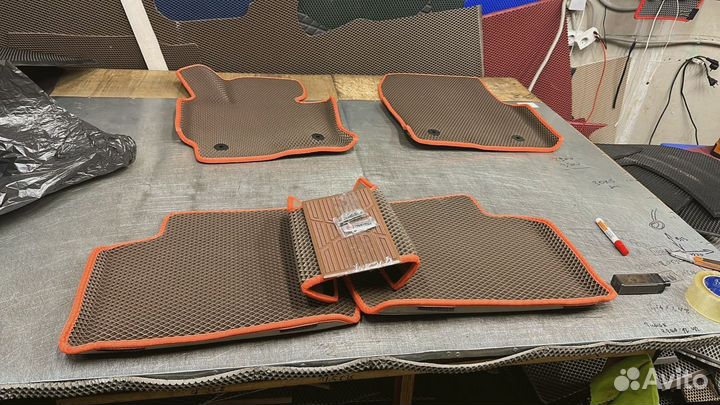 Eva ева эва коврики с бортами 3D