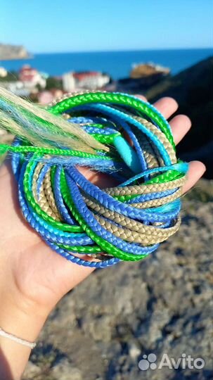 Афрорезинки, комплекты де/се кос