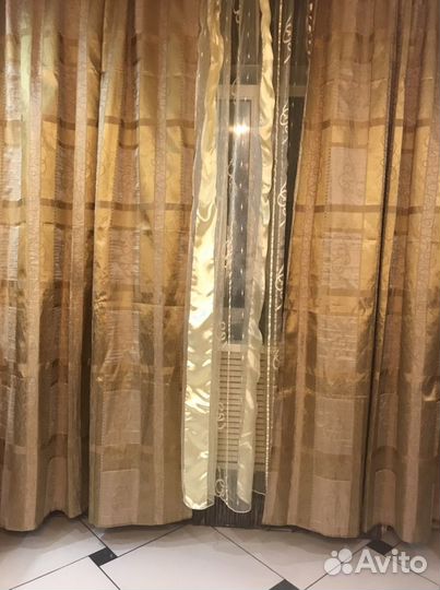 Комплект шторы и тюль