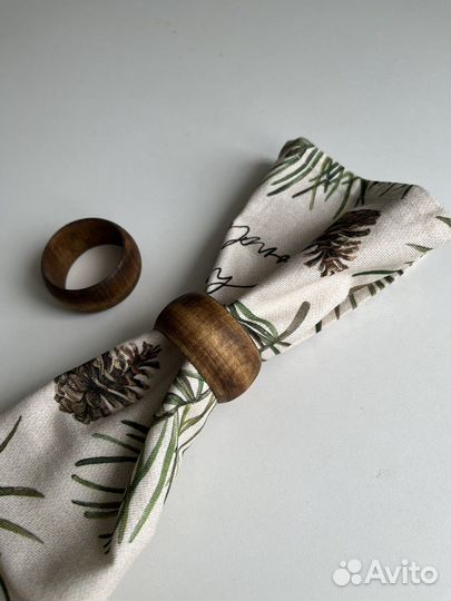 Кольца для салфеток из дерева липы