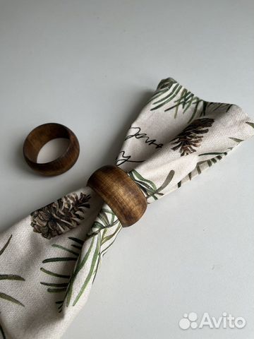 Кольца для салфеток из дерева липы