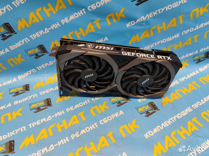 Видеокарта MSI GeForce RTX 3060 ventus 2X OC