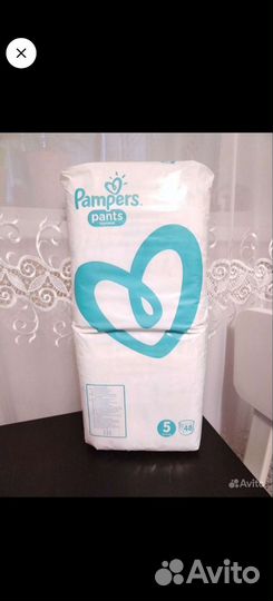 Подгузники трусики pampers 5