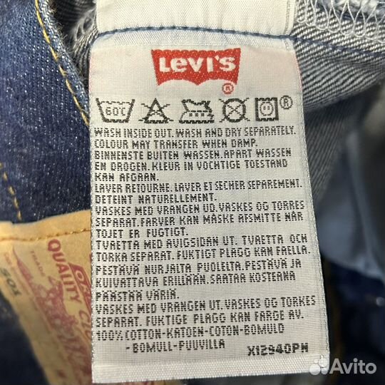 Винтажнве джинсы Levi’s 501 на болтах Made in UK