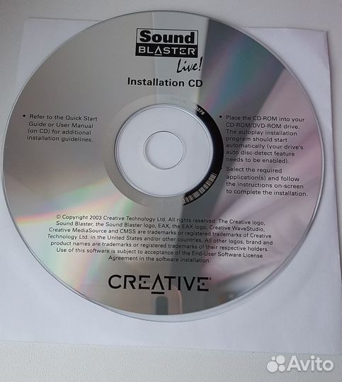 Программа Sound Blaster Live