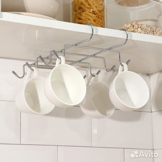 Держатель для кружек подвесной на 8 предметов Доля