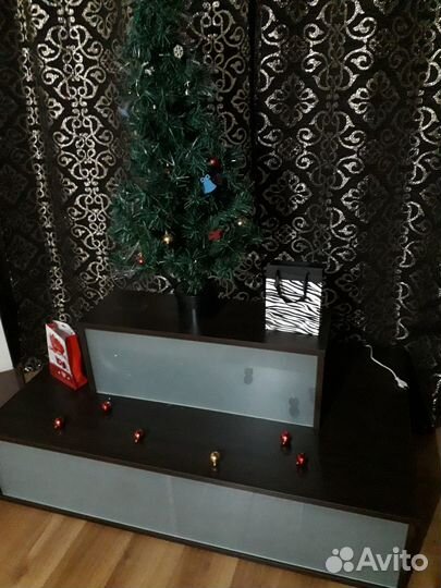 Тумба двух ярусная с подсветкой