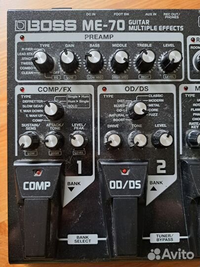 Гитарный процессор boss me70