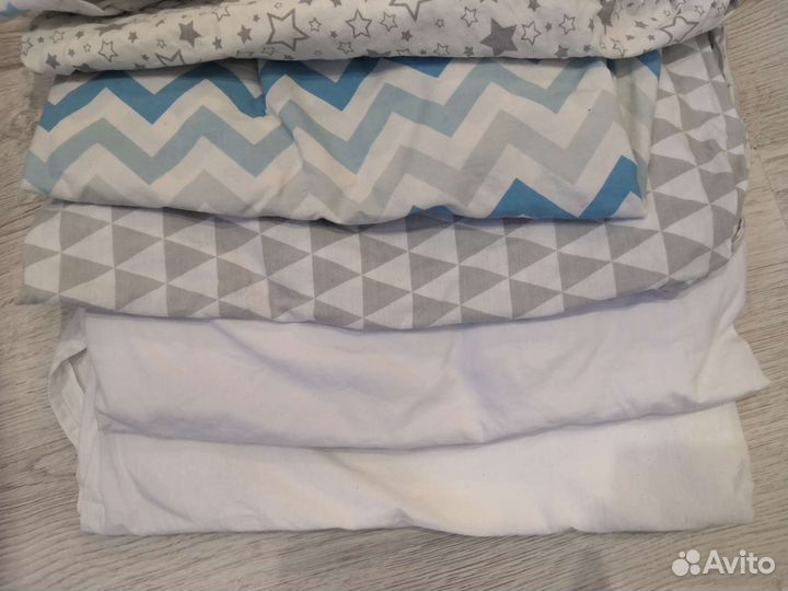 Простынь на резинке овальная 75/120