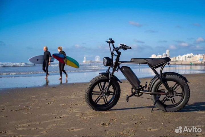 Электровелосипед фэтбайк 20 дюймов Ouxi V8 1000W