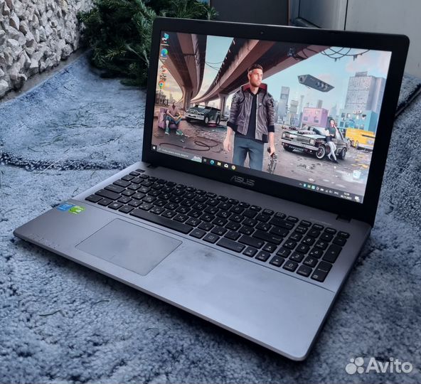 Игровой ноутбук asus i3/Geforce 840M/8озу/240ssd