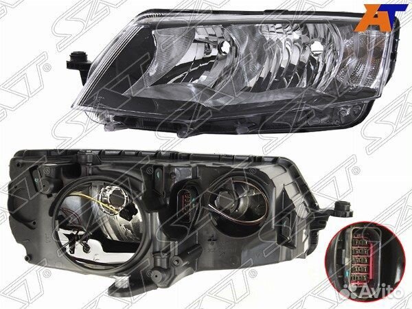 Фара skoda octavia 13-20