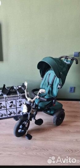 Детский трехколесный велосипед новый