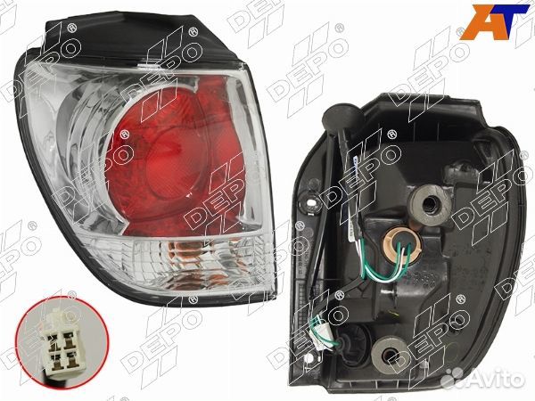 Фонарь задний lexus RX 97-03, lexus RX300, toyota