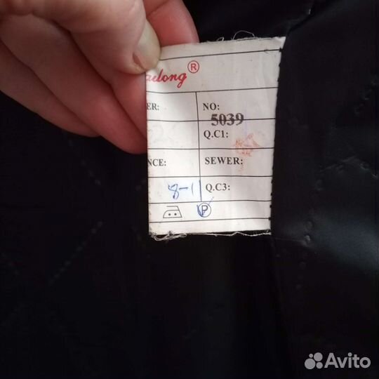 Кожаный плащ женский 48 50