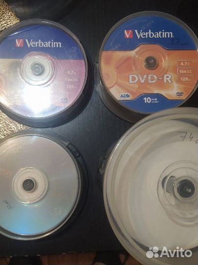 Диски чистые болванки Verbatim TDK DVD-R / DVD-RW