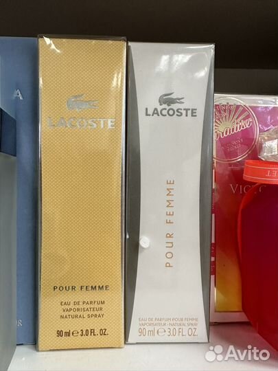 Lacoste Pour femme Флакон в упаковке, 90 мл