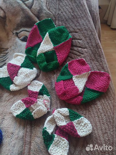 Следки,натуральная шерсть.Семейные