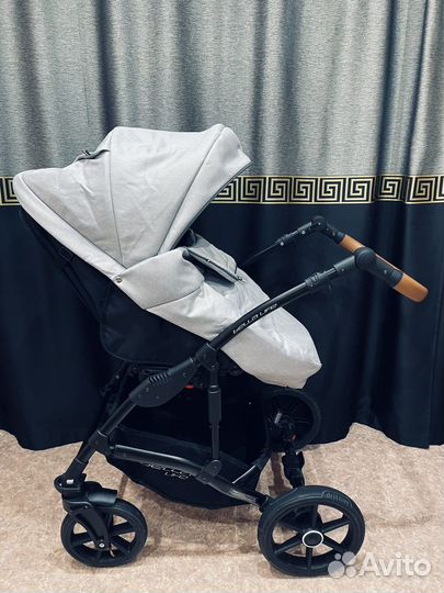 Коляска Riko Basic Bella Life 3в1 цвет Серый