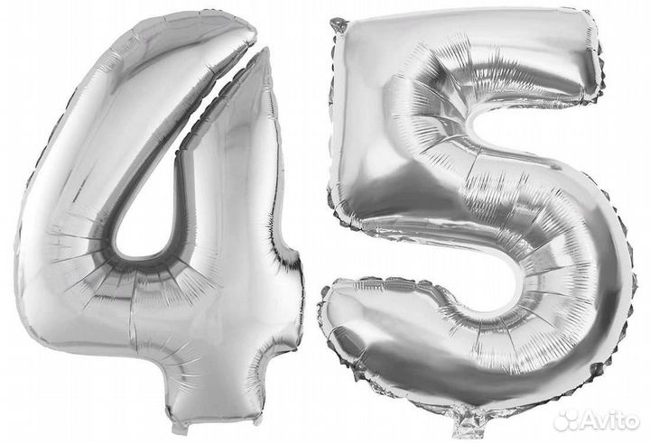 Цифры 4 и 5 надувные