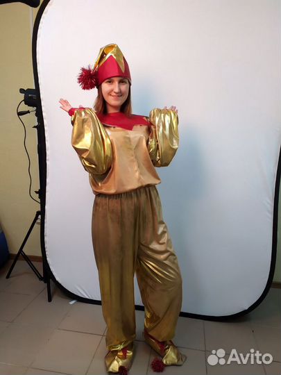 Костюм Гнома золотой