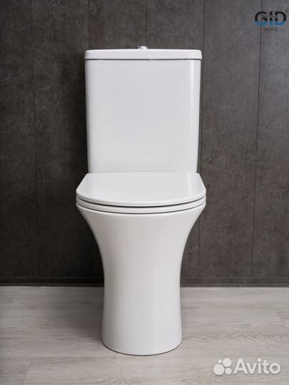 Унитаз напольный безободковый Gid Tn2126