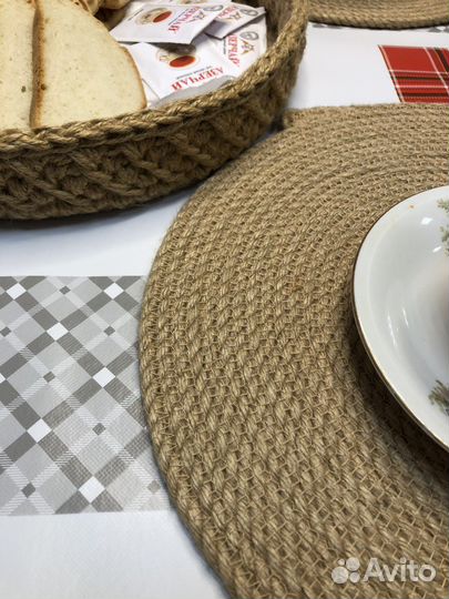 Салфетки из джута