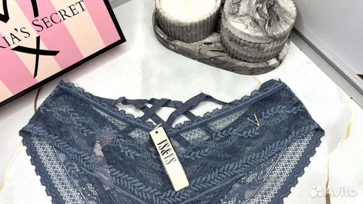 Victoria secret трусы новые кружево 42-44